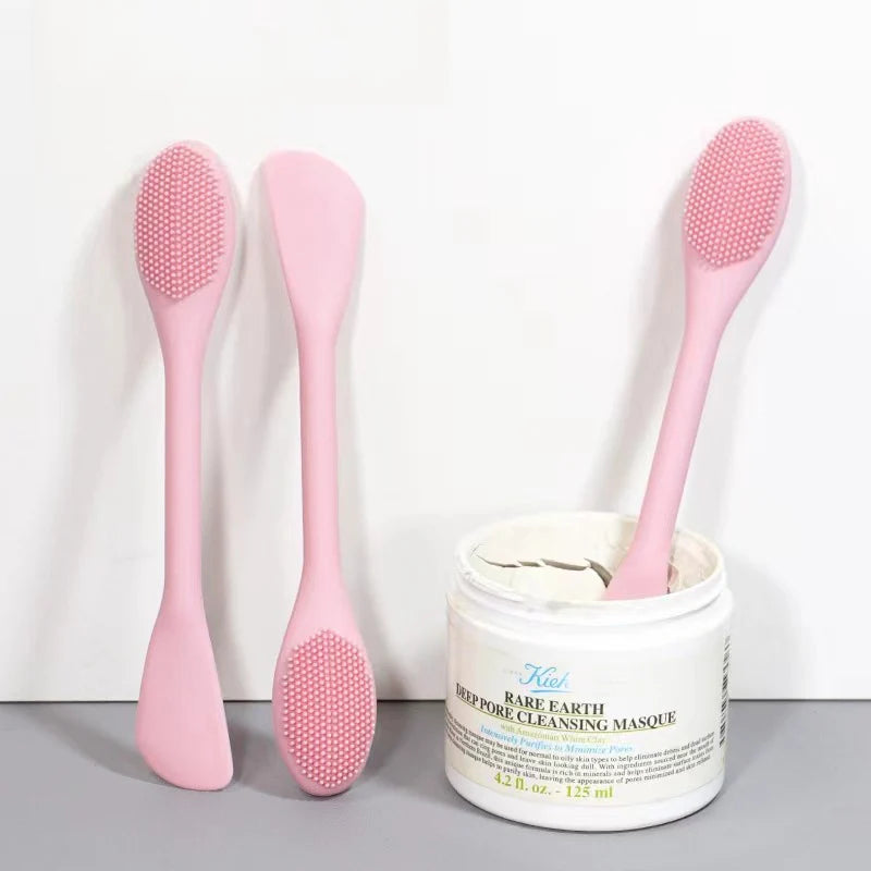 NuraLush™ Silicone Facial Brush – Deep Clean Double Head Scrubber