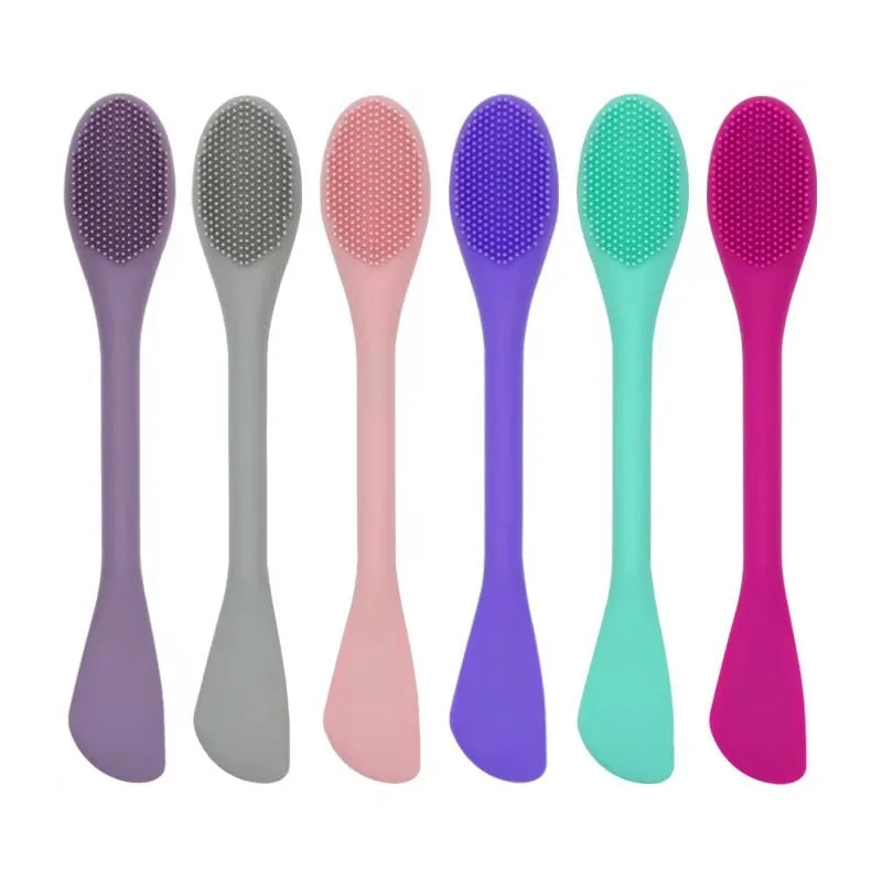 NuraLush™ Silicone Facial Brush – Deep Clean Double Head Scrubber